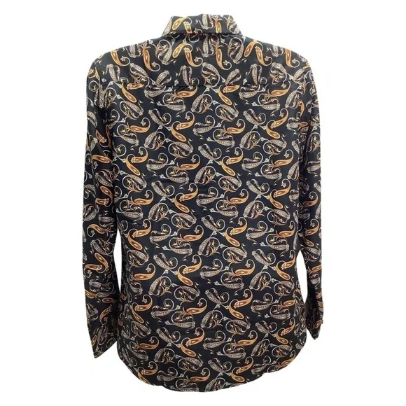 Silver Stone Paisley Collection Long Sleeve Men’s Modern Fit Dress Shirt New - Picture 2 of 6